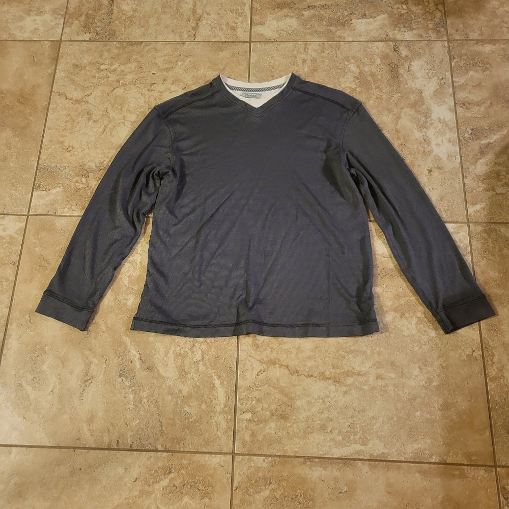 Method long sleeve shirt gray size M